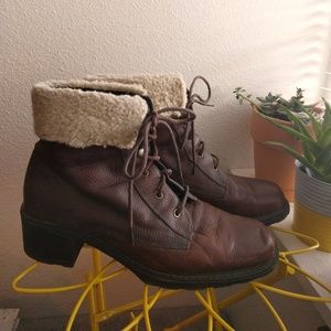 Glacée Leather Ankle Boots